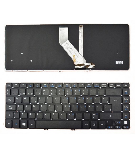 Teclado Acer Aspire V5 12V5 171 Parte NKI101S02F Ref CLAAV512V5171 COMPULAPTOP BOGOTA 2 1