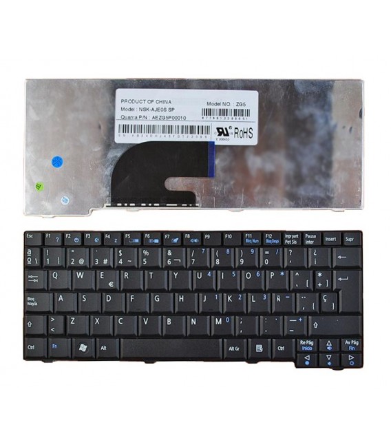 Teclado Acer Mini ZG4ZG8D150 Parte AEZG5P00110 Ref CLAMIZG4ZG8D150 COMPULAPTOP BOGOTA 1 1