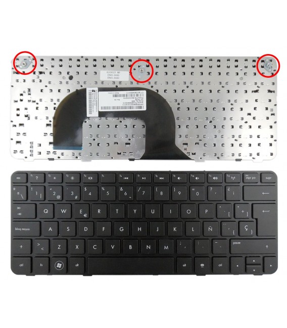 Teclado Hp DM1 3000DM1 4000 Parte 659500 161 Ref CLHPDM13000 COMPULAPTOP BOGOTA