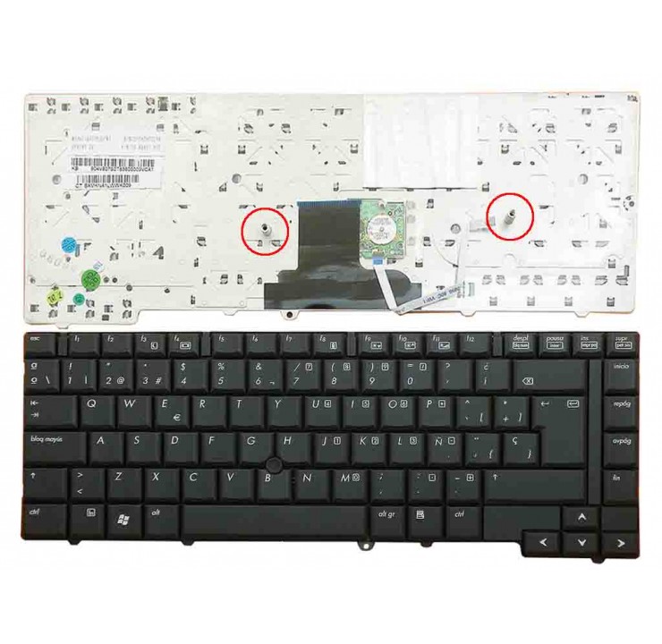 Teclado Hp Elitebook Compaq 8530W Parte 90.4V807.S1E Ref CLHPEC8530W COMPULAPTOP BOGOTA 2